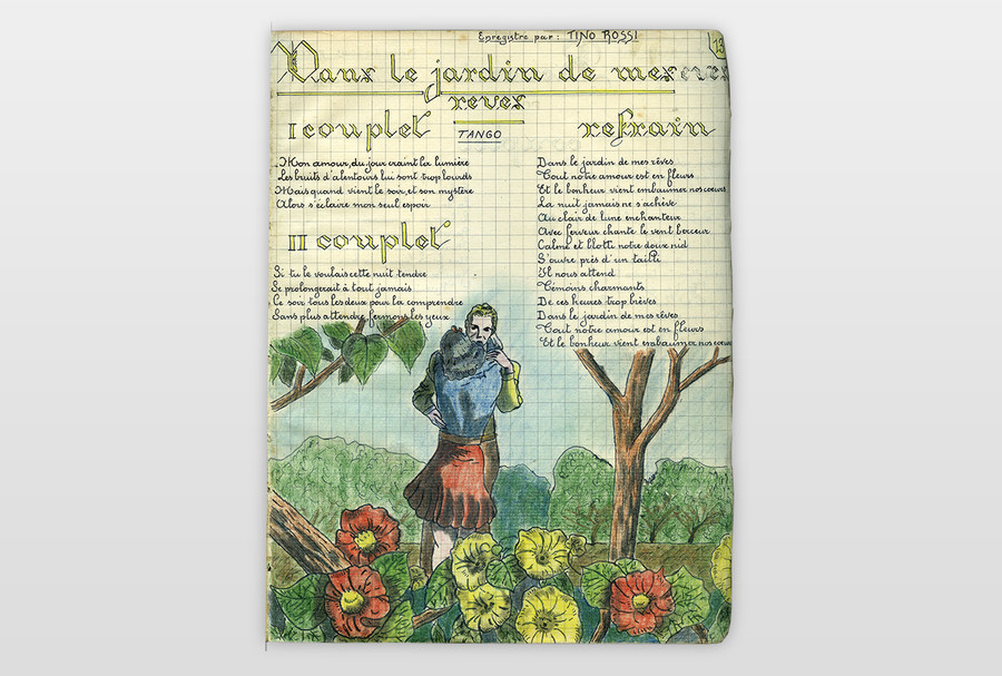 Farbstift auf Papier