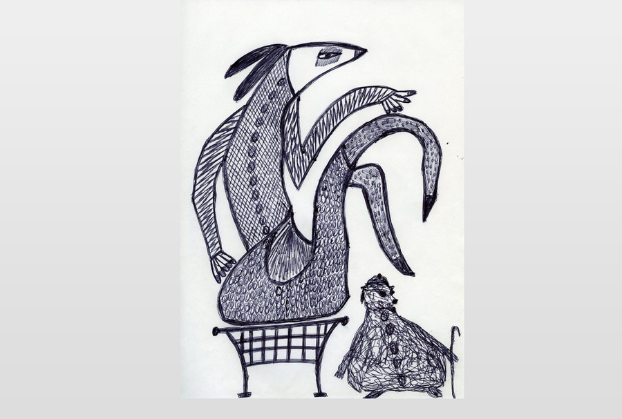 O.T  Kugelschreiber auf Papier