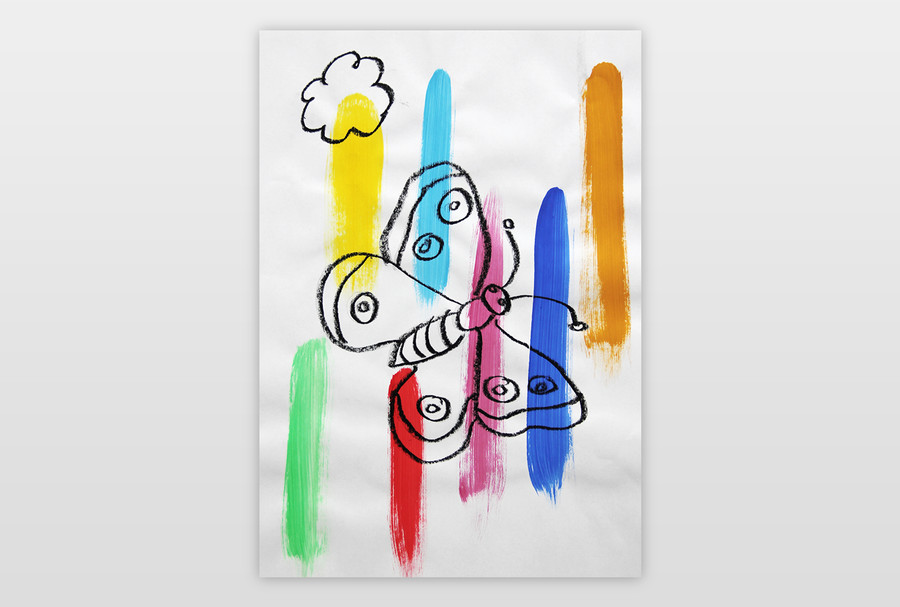 Endlich endlich Mischtechnik auf Papier