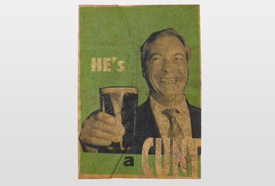 He´s a cunt Plakatduck (limitiert und distressed)