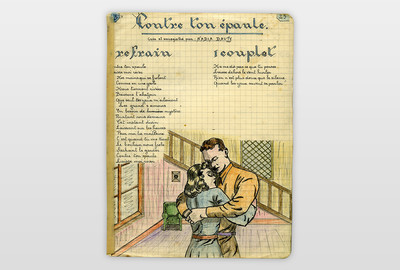  Farbstift auf Papier
