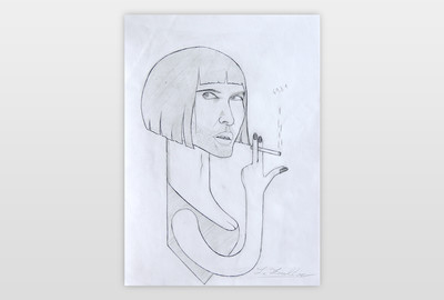 »Tatiana« Bleistift auf Papier