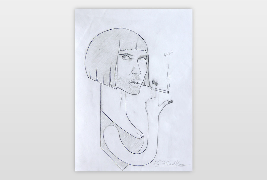 »Tatiana« Bleistift auf Papier