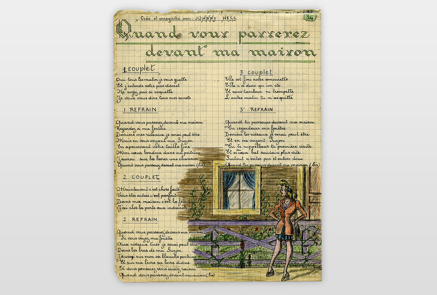  Farbstift auf Papier
