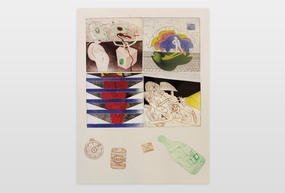 »Love Story«, 1970 Edition van der Loo, München Farbradierung