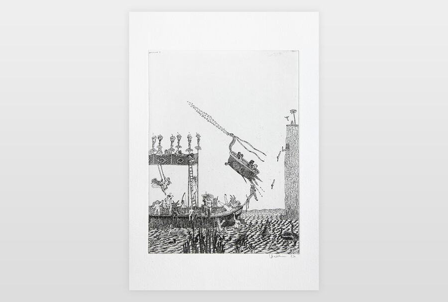 Ein schöner Sommertag Radierung, 1983