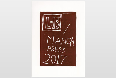 O.T (Mangél Press 2017) Linoldruck auf Papier