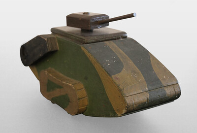 Panzer, Großbritannien, 20er Jahre Holz, Metall, Farbe