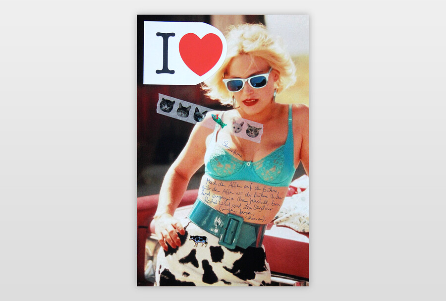 Ladenhüter, 2020 Collage, Stift auf Farbdruck