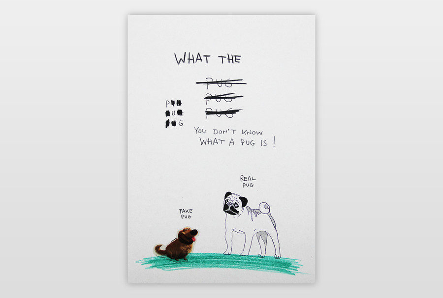 Bis die Vögel tot von den Bäumen fallen Mischtechnik auf Papier
