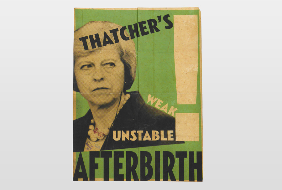 Thatcher´s unstable afterbirth Plakatduck (limitiert und distressed)