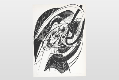 Variationen Lithografie, 67 x 51,5 cm 
