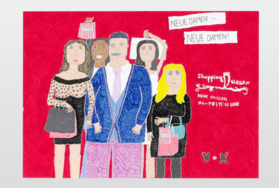 O.T (Shopping Queen) Filzstift auf Papier