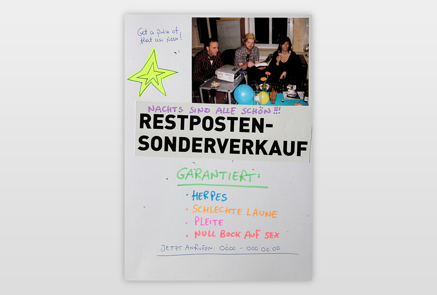 Ladenhüter, 2020 Farbstift auf Druck