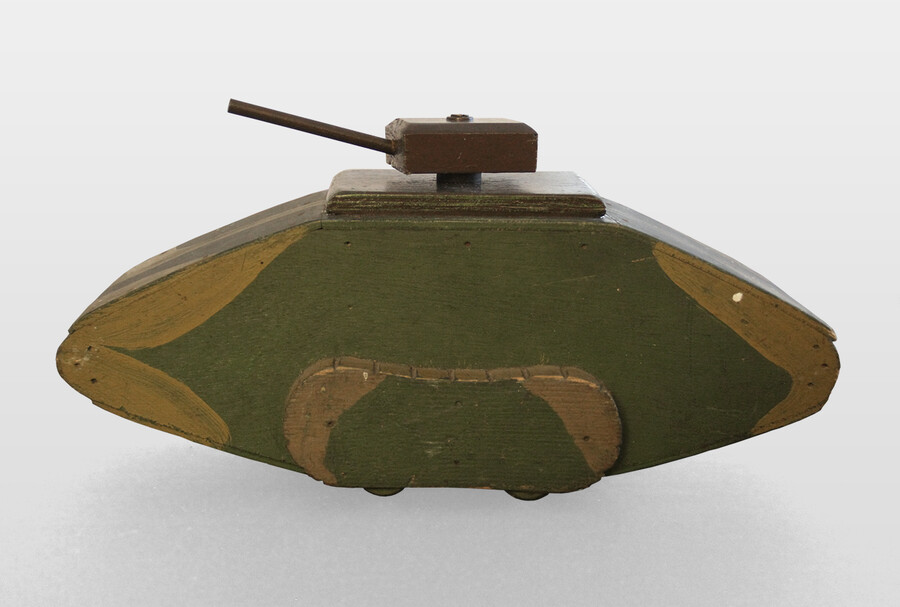Panzer, Großbritannien, 20er Jahre Holz, Metall, Farbe