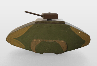 Panzer, Großbritannien, 20er Jahre Holz, Metall, Farbe