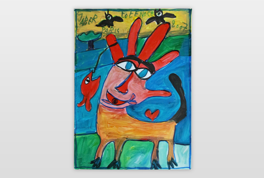 O.T (Fabelwesen) Acryl auf Papier
