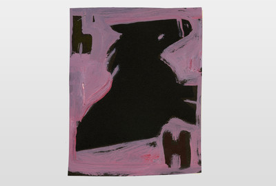 Heckels Horse Ölfarbe auf Papier