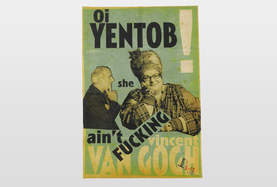 Oi Yentob! Plakatduck (limitiert und distressed)