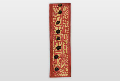O.T. (Kalender) Rückseite Marker auf Pappe