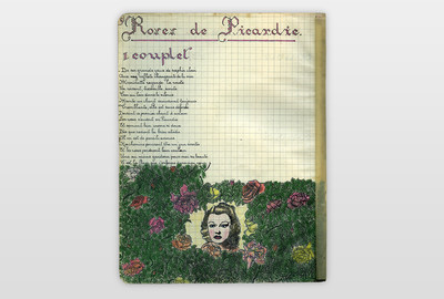  Farbstift auf Papier