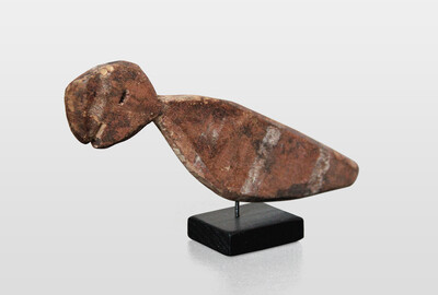 Adanfigur (Vogel), Ewe, Ghana Holz, Farbe