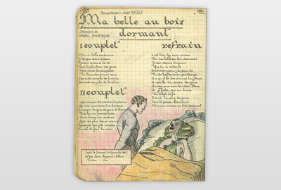 Farbstift auf Papier