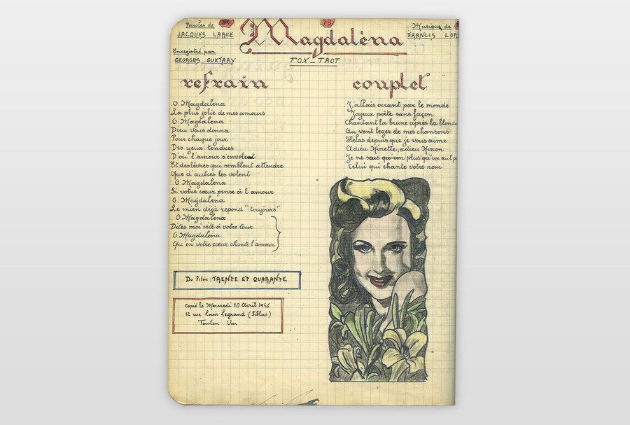  Farbstift auf Papier
