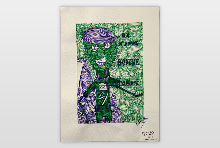 Les petits carnets Collage und Mischtechnik auf Papier