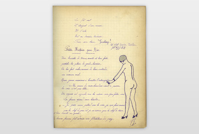  Bleistift und Tinte auf Papier