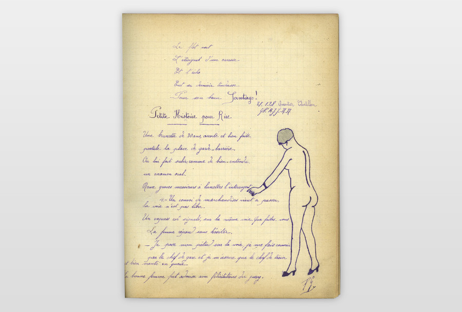  Bleistift und Tinte auf Papier