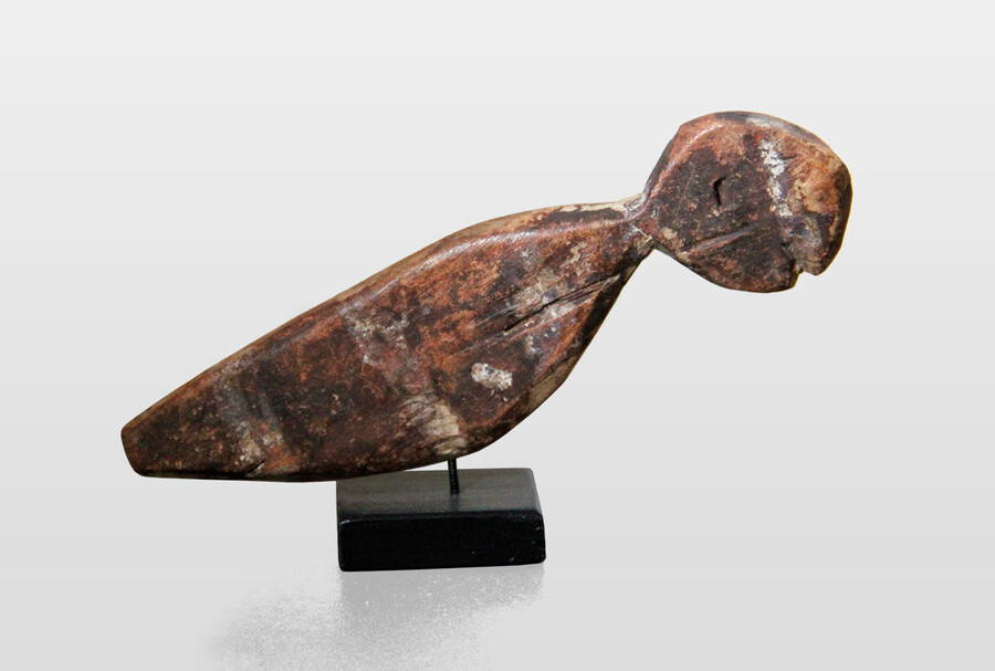 Adanfigur (Vogel), Ewe, Ghana Holz, Farbe