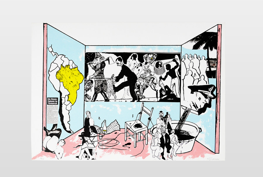 Karneval in Rio Lithografie, 1969