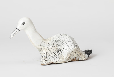 O.T. Möwe Holz, farbig gefasst