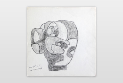 O.T. Kohle auf Papier 
