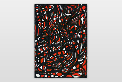 O.T. Filzstift auf Papier, DIN A4