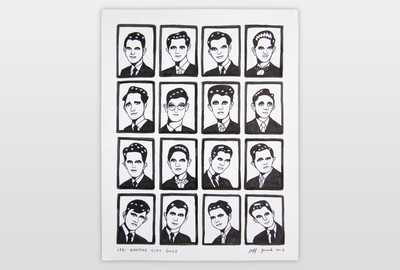 Kansas City Guys Tinte auf Papier