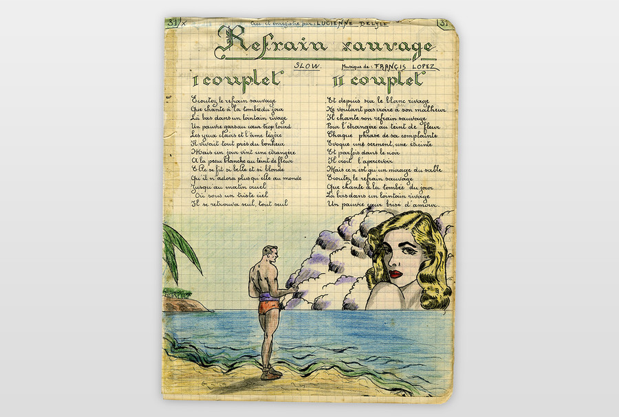  Farbstift auf Papier