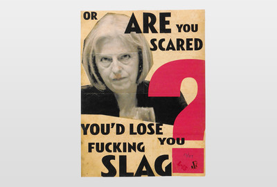 Are you scared? Plakatduck (limitiert und distressed)