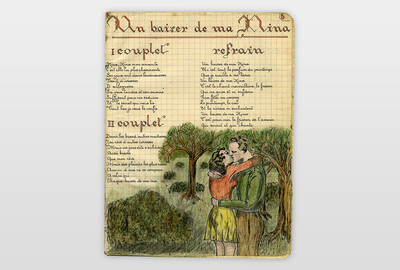  Farbstift auf Papier