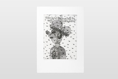 O.T (Vater, Vater) Radierung, 59 x 42 cm (Blatt-Format), 1990