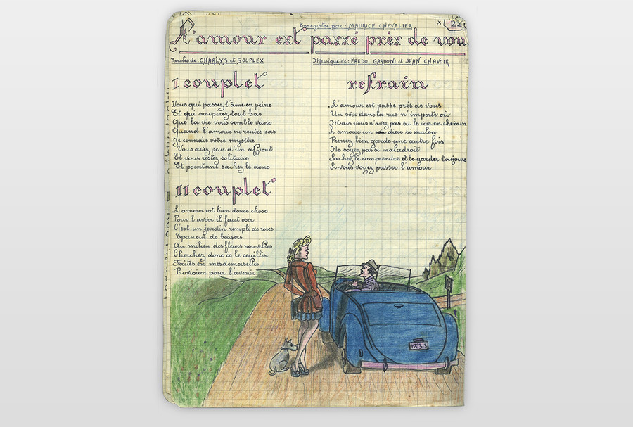  Farbstift auf Papier
